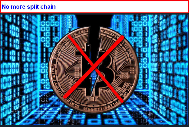 No more bitcoin split