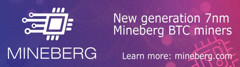 5 million USD collected in one day on pre-orders for the new generation 7nm Mineberg miners