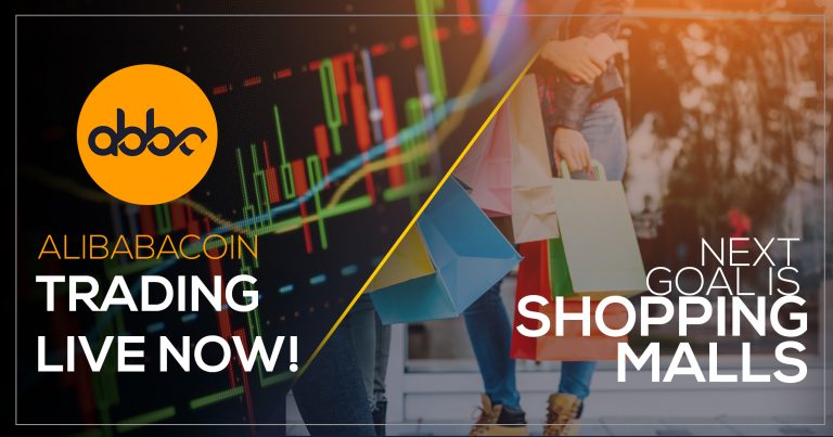 Alibabacoin Trades Live Now Extending Partnerships to Shopping Malls
