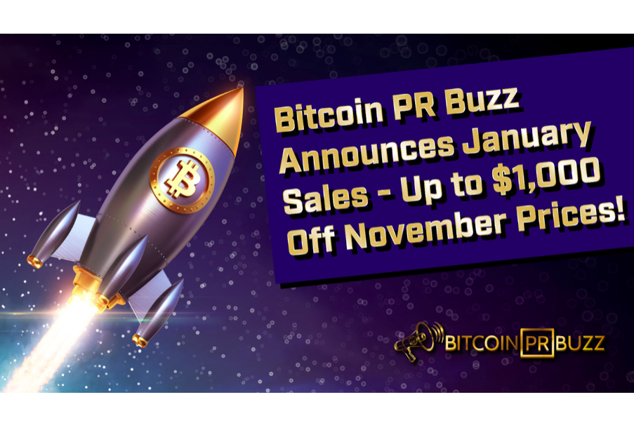 Blockchain PR Agency Bitcoin PR Buzz Announces January PR Sale with $200+ Discount