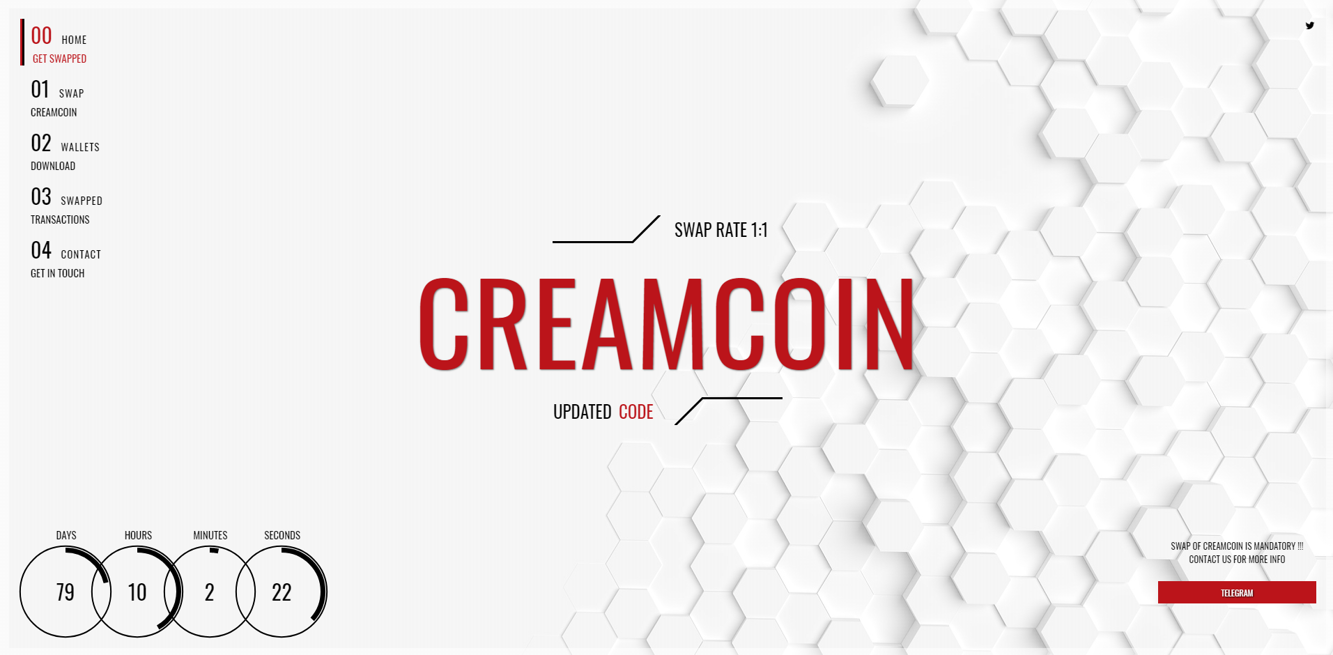 CREAMcoin Hard Fork and Swap to Code Version 0.17.1.0