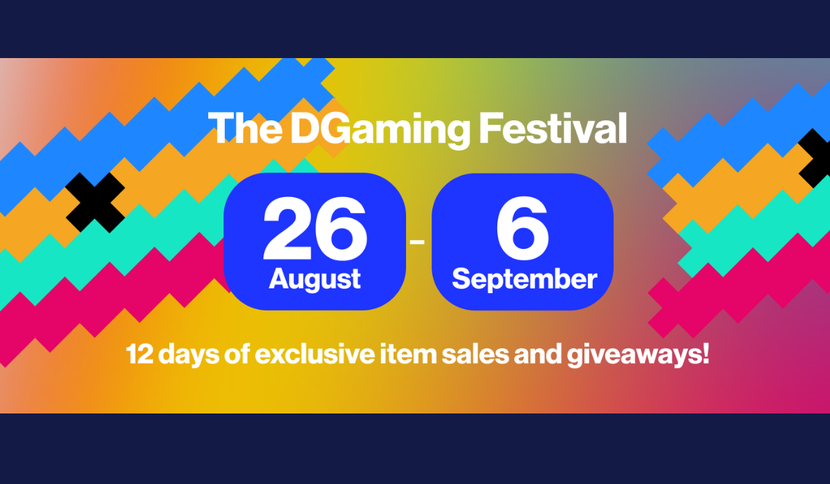 DGaming Announce The Industry’s Most Diverse Sales Event Starting August 26th