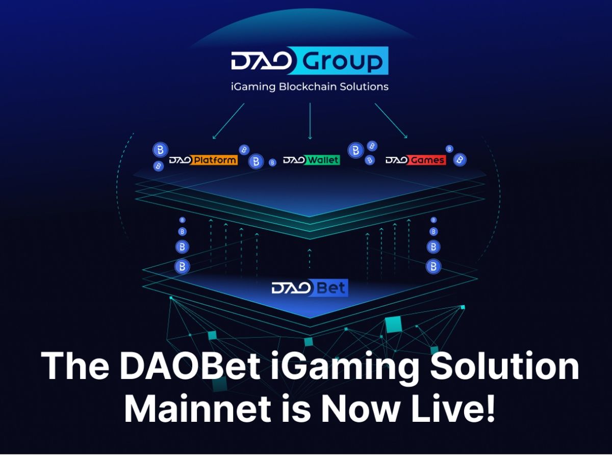 DAOBet Blockchain-Powered iGaming Platform Mainnet Now Live