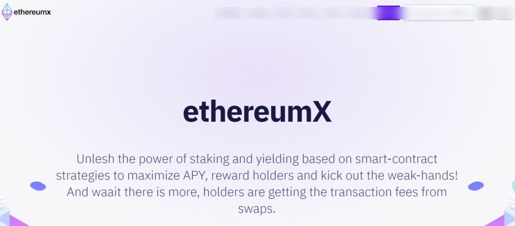 EthereumX – The DeFi solution for reducing gas fees, staking rewards, and lightning transactions