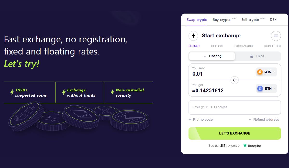 LetsExchange Launches Crypto Trading Service With Smart Exchange Rates