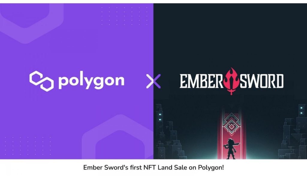 MMORPG Game Ember Sword successfully Completes Its First Land Sale On Polygon