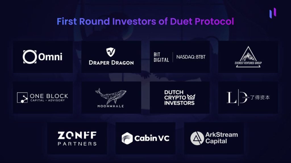 Duet Protocol Announces the End of its First Round of Funding with $3M From Strategic Investors