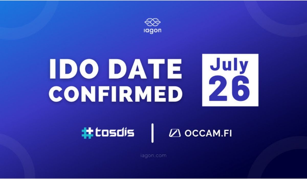 IAGON To Hold Multi-Platform IDO On Tosdis.finance and Occam.fi