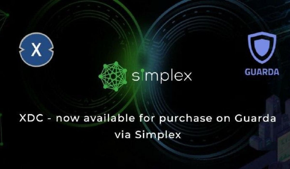 XinFin, Guarda, And Simplex Partner Up To Allow Instant XDC Buy