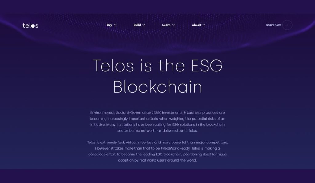 With the current awareness of global warming, ESG blockchain projects like Telos are on the rise