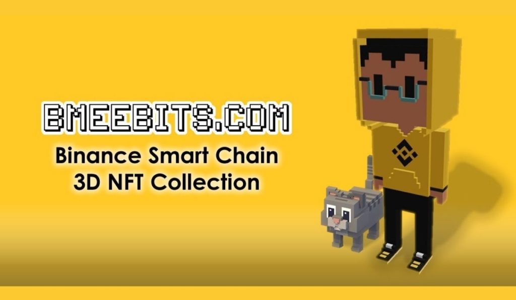 The BMeebits.com collection of 3D NFT models on the Binance Smart Chain was sold out in 12 hours