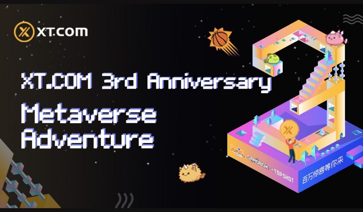 XT.COM Announces 3rd Anniversary Celebration And Its Metaverse Adventure Event