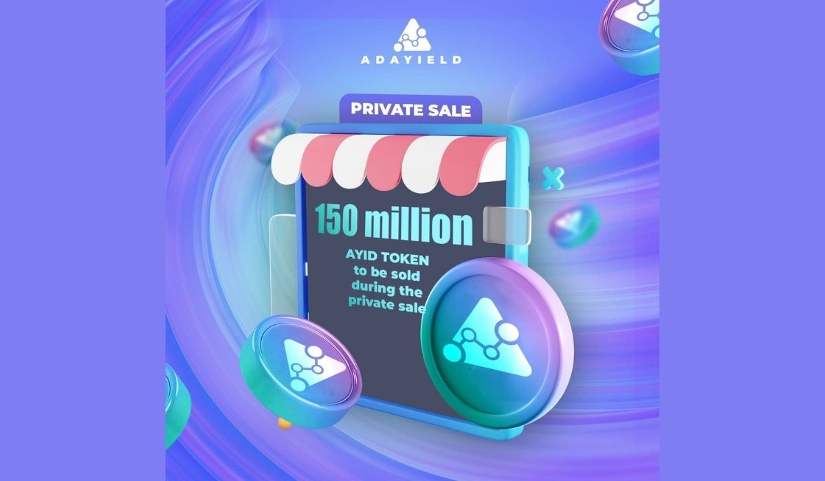 ADAyield lending protocol announce token private sale after massive success in seed sale