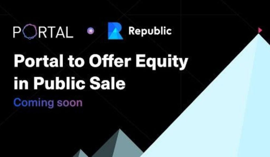 Portal Announces Mid-November Public Equity Sale In Partnership With Republic.co
