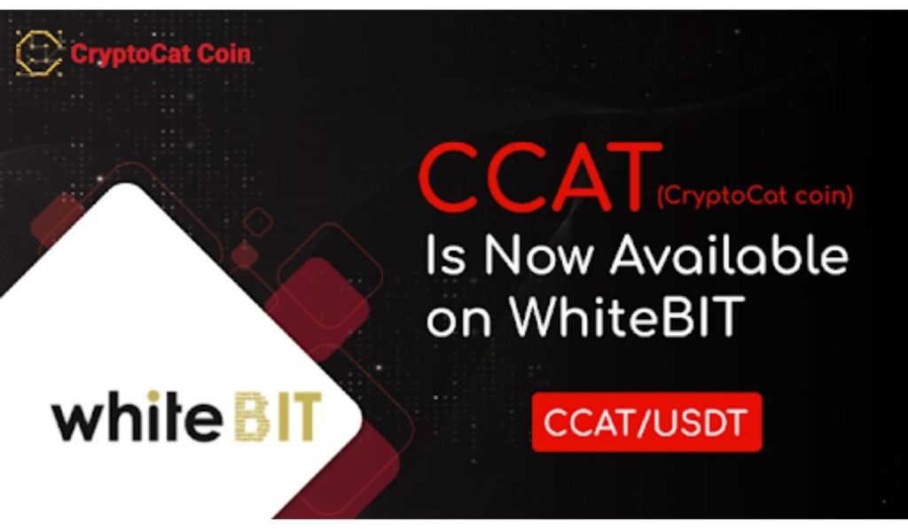Lo scambio crittografico WhiteBit elenca il token CryptoCat (CCAT)