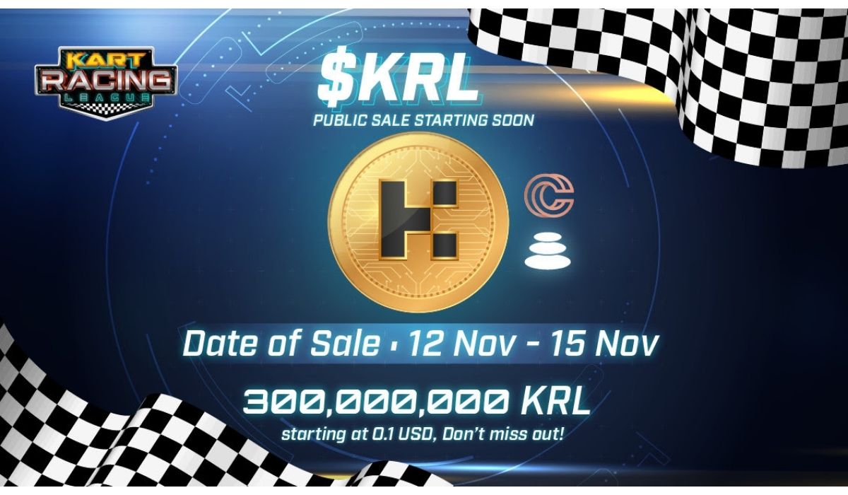 Kart Racing League Announces Public Sale Of Highly Anticipated Governance Token