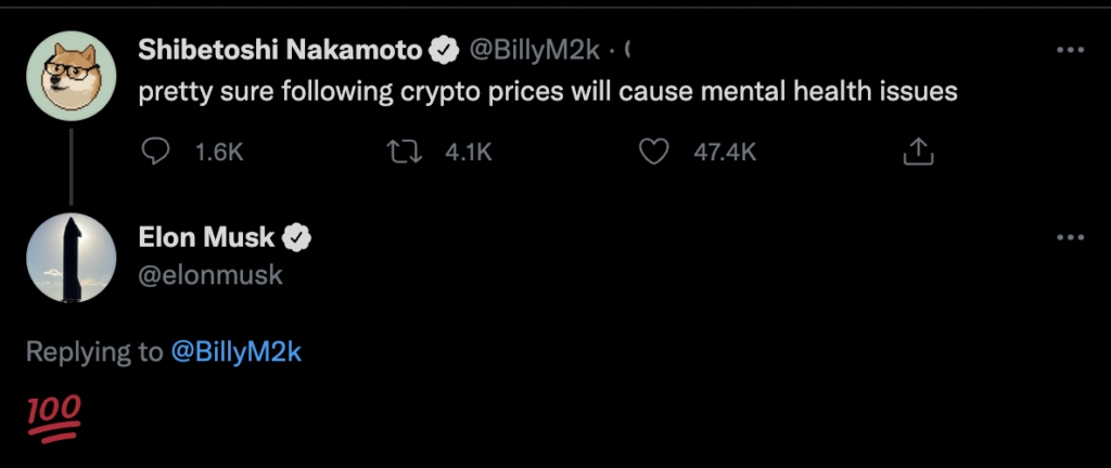 Dogecoin Creator Markus Says Following Crypto Prices Could Cause Mental Health Issues, Elon Musk Agrees