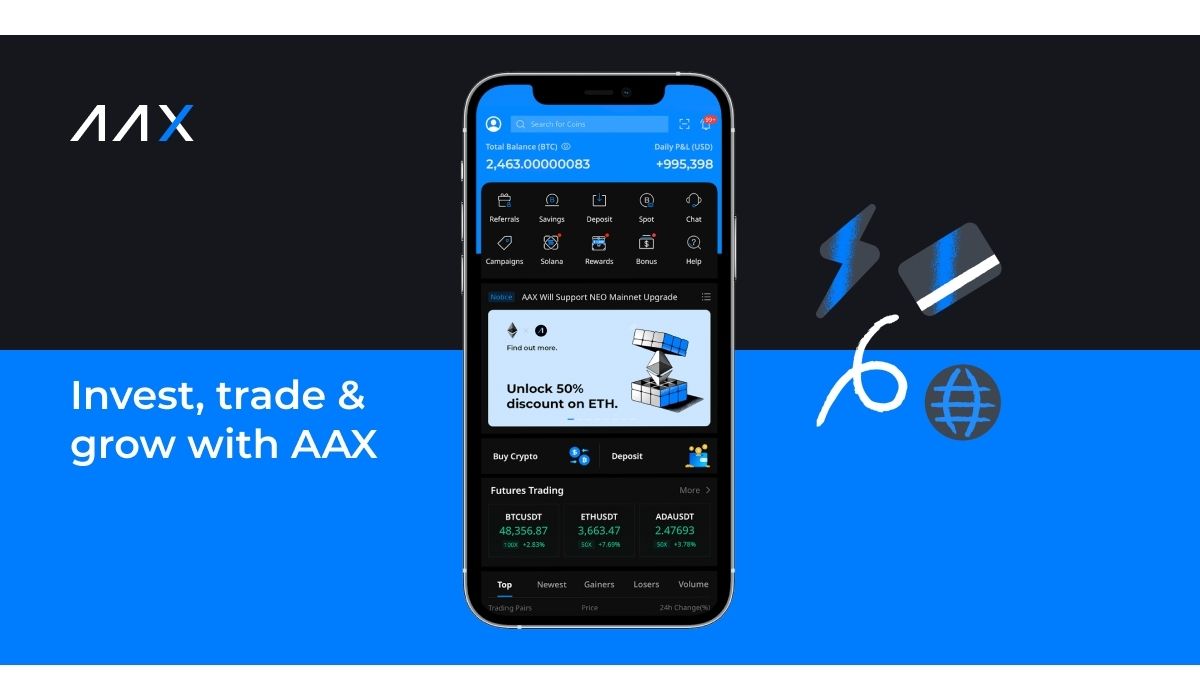 AAX, The First Exchange to Enable wETH Deposits, Offers Up to 60% APY on Savings
