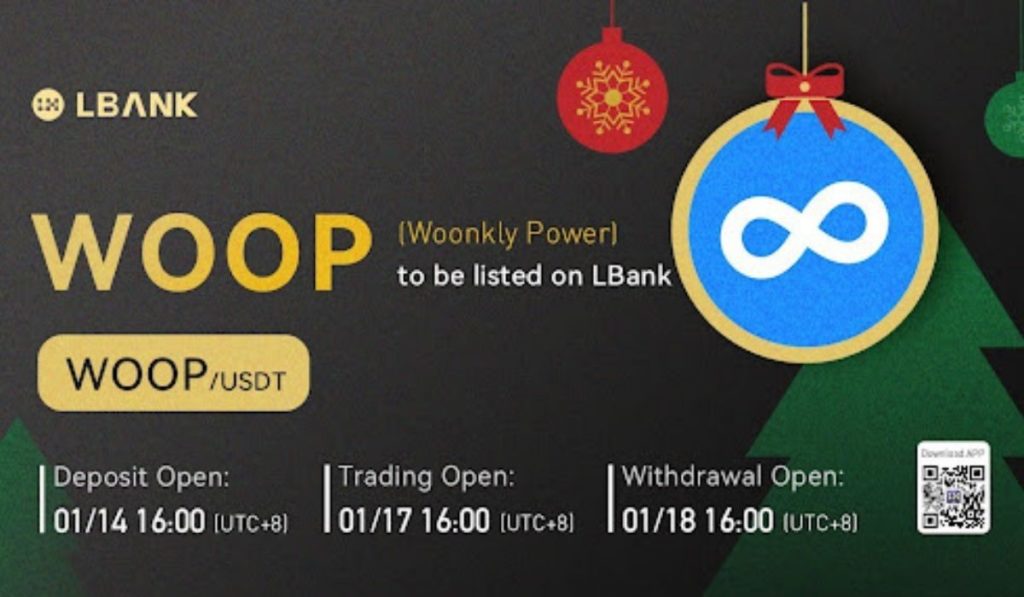 Il social network decentralizzato ha il potere di elencare il token nativo WOOP su LBank Exchange il 17 gennaio