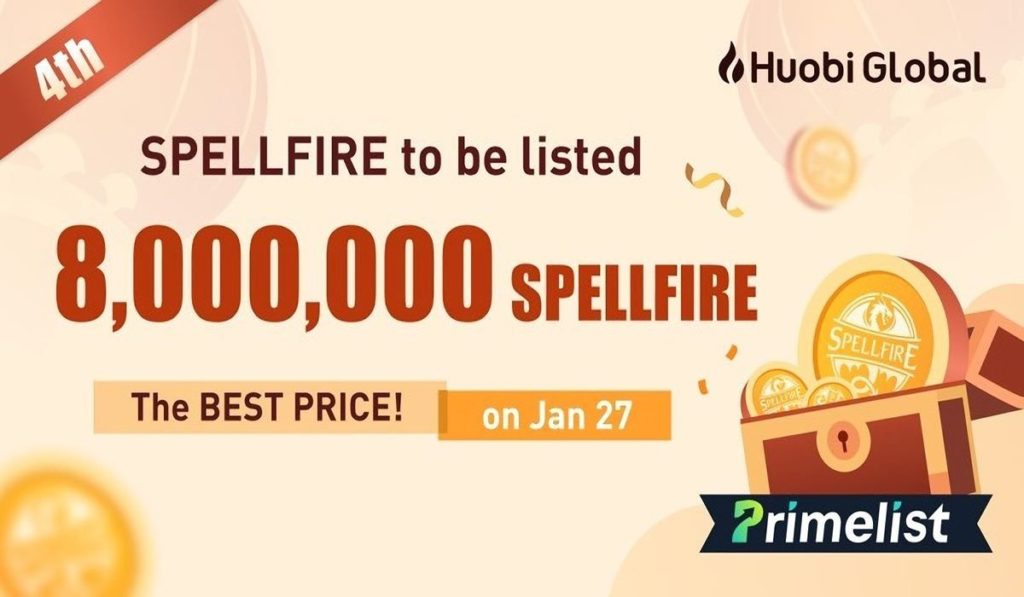 Spellfire To Debut On Huobi Primelist On January 27