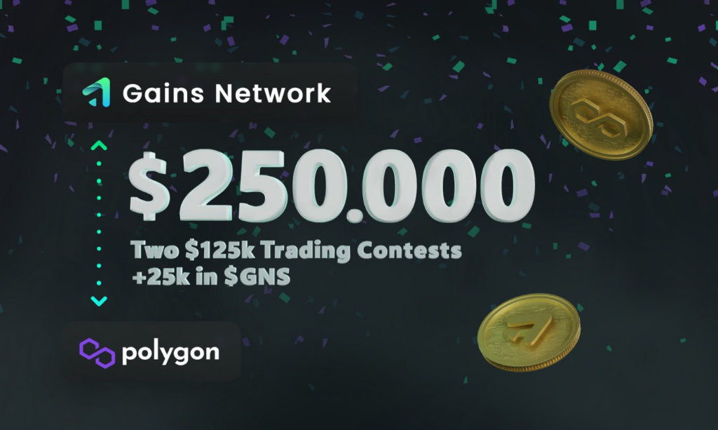 Gains Network Commences Use of $750k Polygon Grant to Grow Decentralized Leveraged Trading Platform gTrade