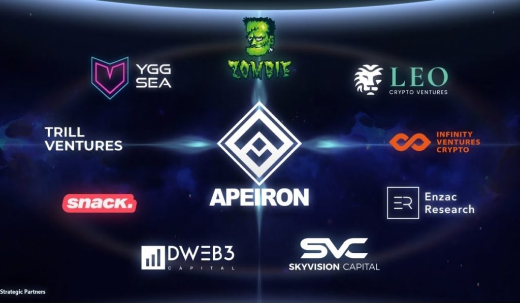 Apeiron NFT raises historic $3 Million Gamefi preseed round with 50 Million FDV