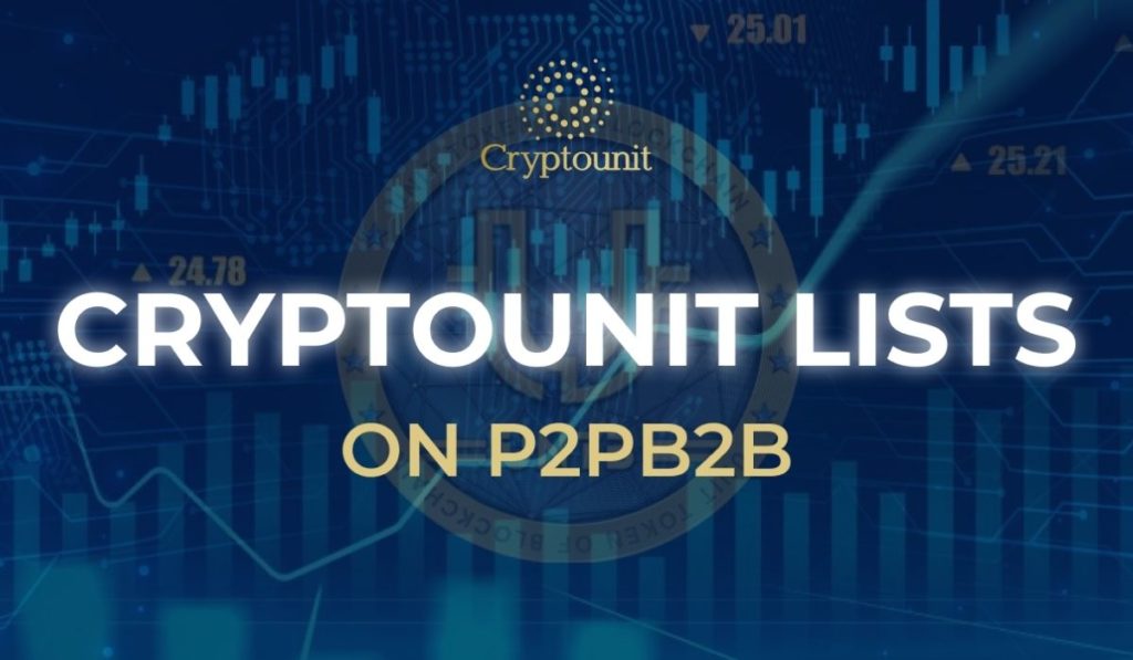 Cryptounit Blockchain Set to Debut on P2PB2B