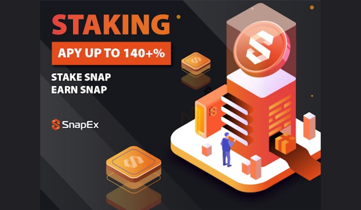 SnapEx Debuts Single Staking With Up To 140.95% APY