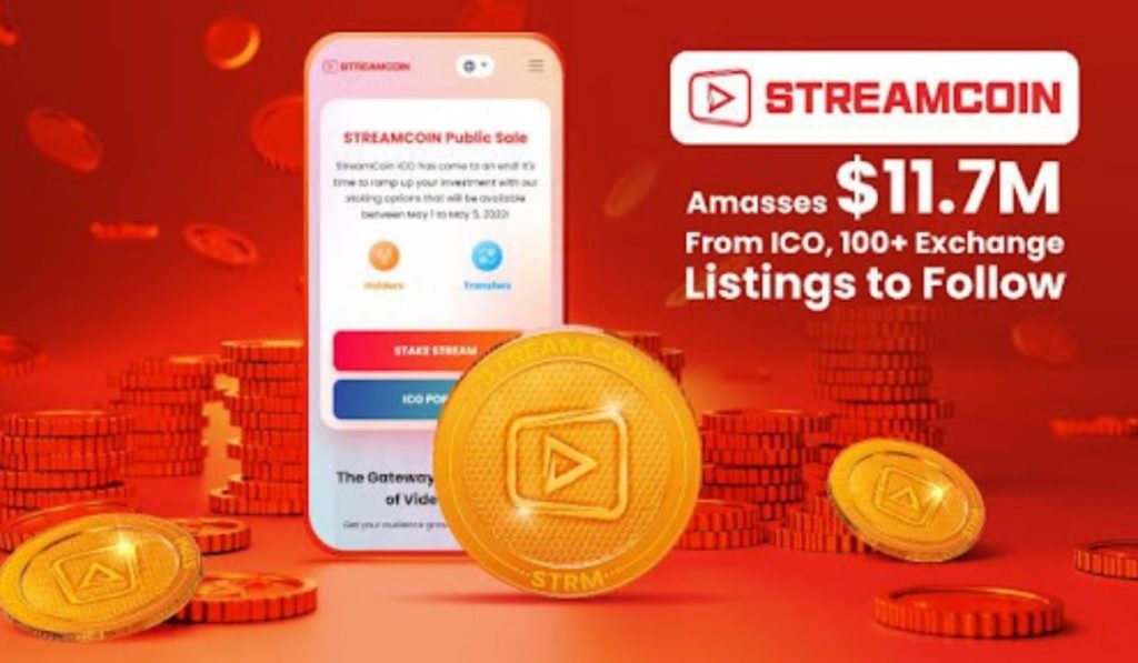 StreamCoin concludes 3-month STRM public sale event with over $11.7M raised - exchange listings to follow