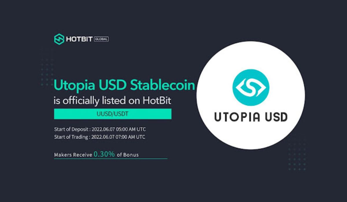 Utopia USD Stablecoin (UUSD) Now Available For Trading On Hotbit