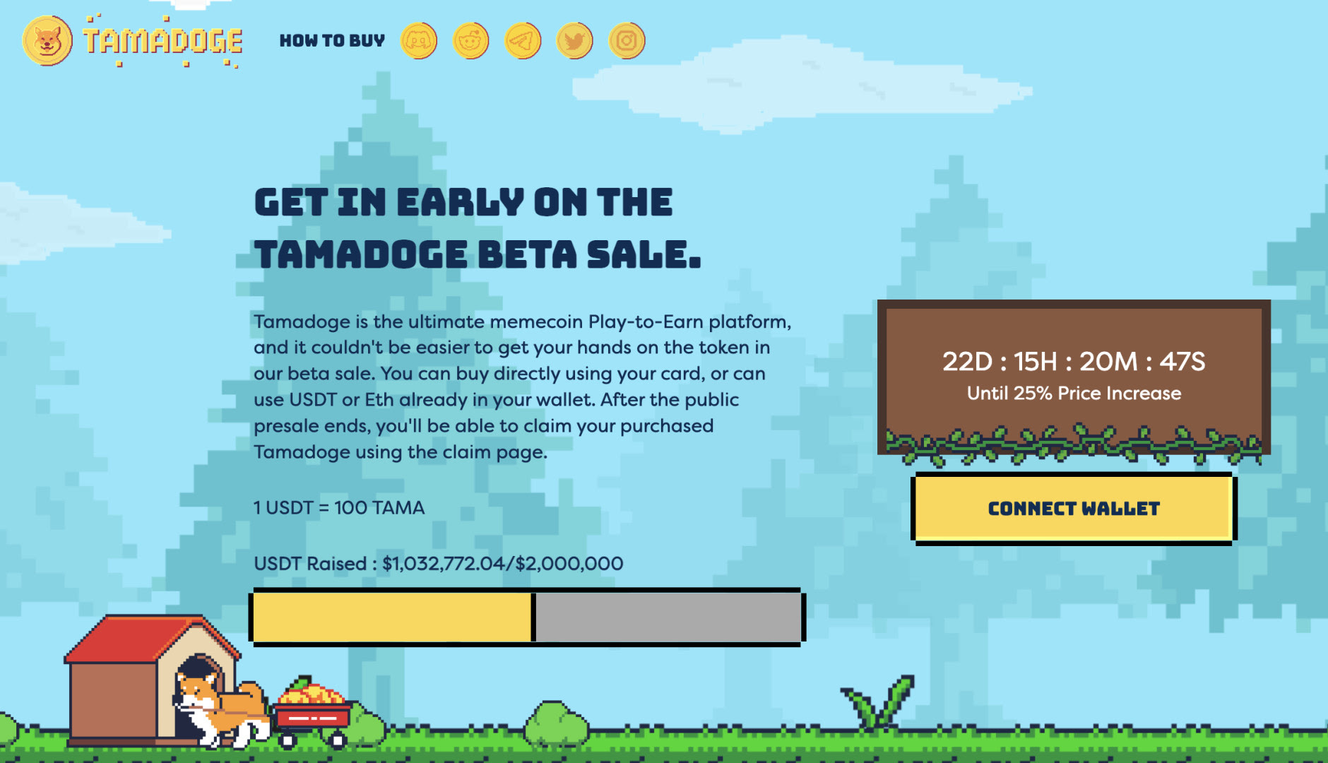 Metaverse Memecoin Tamadoge Secures $1M Midway Via Its Beta Sale
