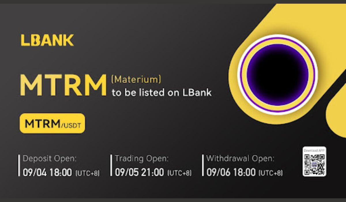 Materium (MTRM) Token Now Trading on the LBank Exchange