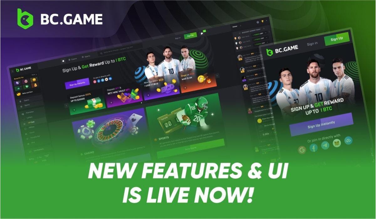 BC.GAME Unveils New, Improved Website With New Features