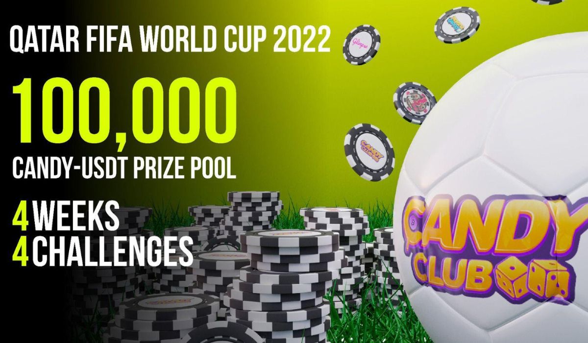 Candy Club เสนอรางวัล Candy-USDT มากกว่า 100,000 เหรียญเพื่อฉลองฟุตบอลโลก
