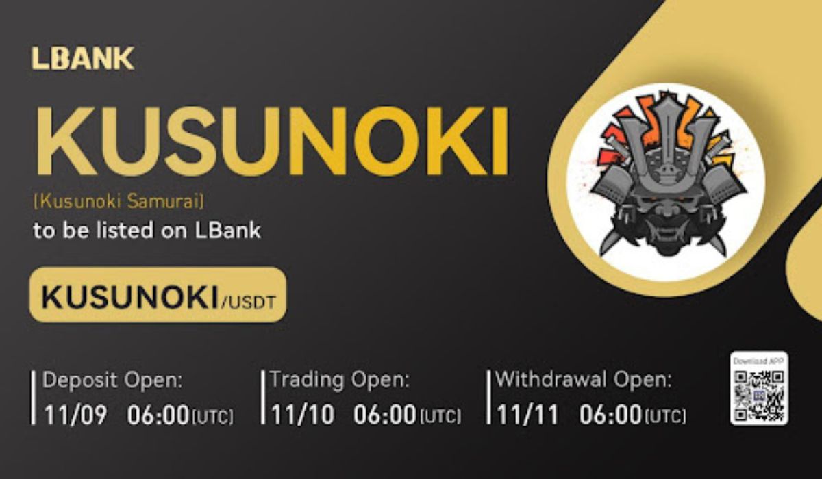 Kusunoki Samurai (KUSUNOKI) Token Listed on LBank Exchange