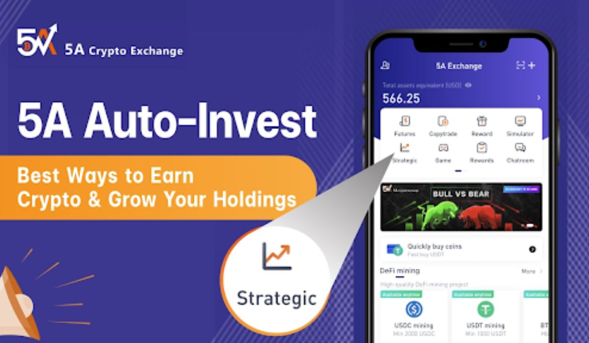 5A Crypto Exchange Launches Auto-Invest to Enhance Portfolio Rebalancing