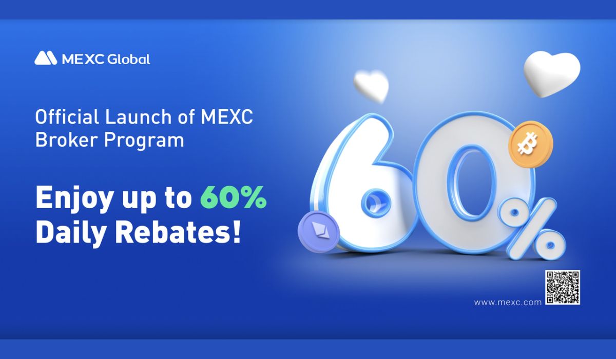 MEXC Launches Broker Program with Up to 60% Daily Rebates