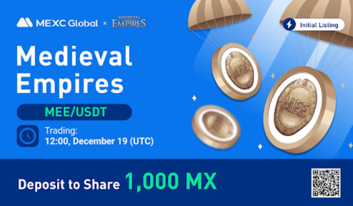 Medieval Empires (MEE) Announces Listing on The MEXC Crypto Trading Platform