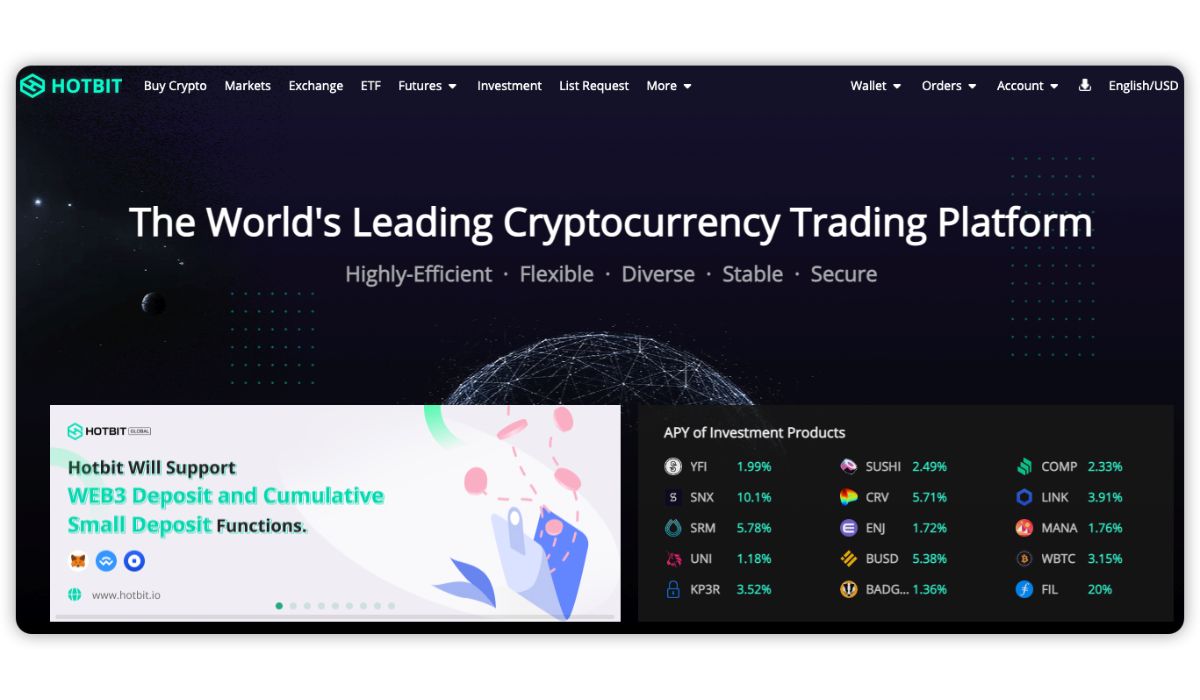 Hotbit - Your Best Platform to Trade Decentralized Storage Cryptocurrency Projects