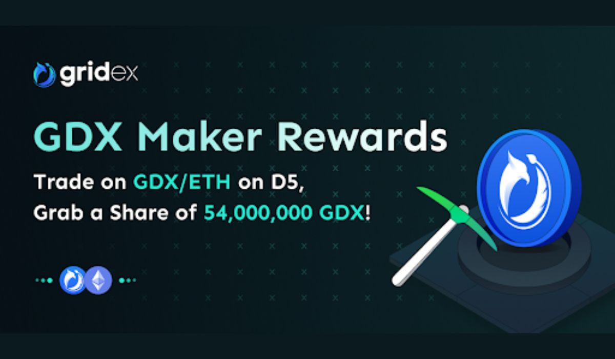 Gridex Protocol's GDX Token Surges by Over 400% Within 24 Hours After Listing on D5 Exchange