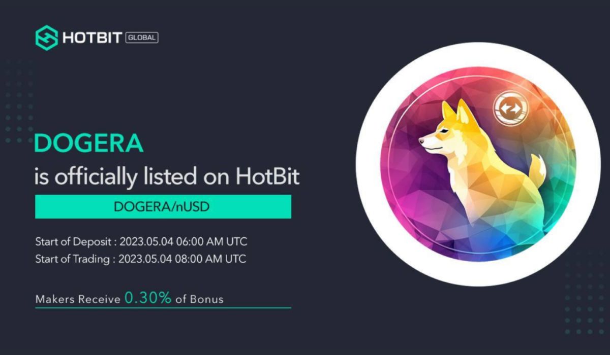 DOGERA ($DOGERA) Token Now Available for Trading on Hotbit Exchange