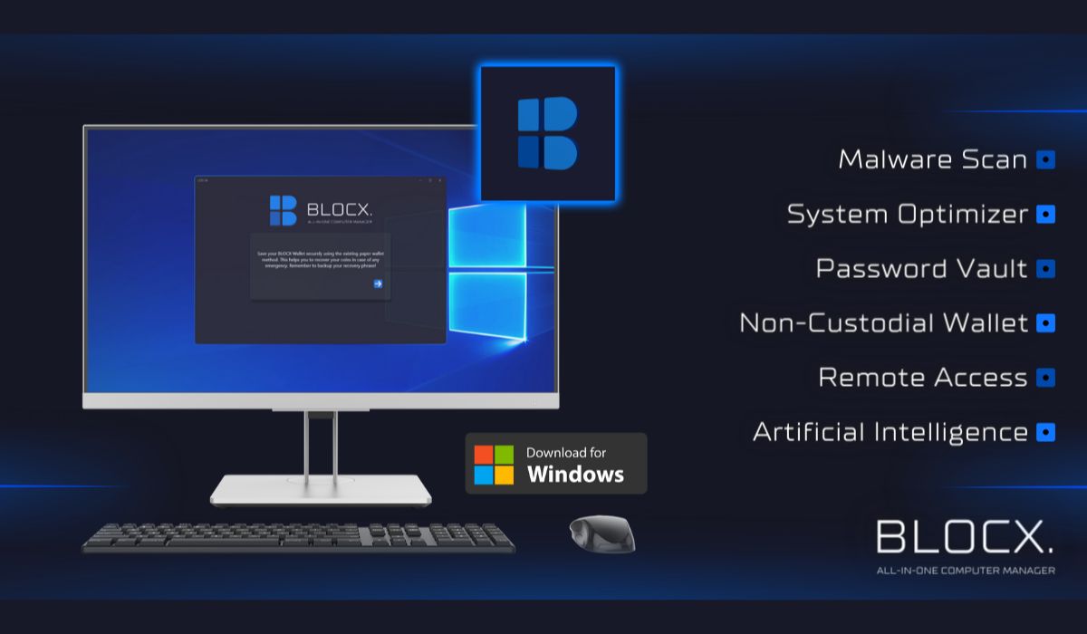 BLOCX. Unifies Web2 and Web3 Tools Under A Single Suite, Offering An All-in-One Computer Manager