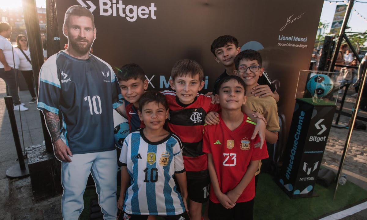 Bitget's Messi-themed Charitable Event Raises Fund to Support Kids in Argentina’s Club Caacupé