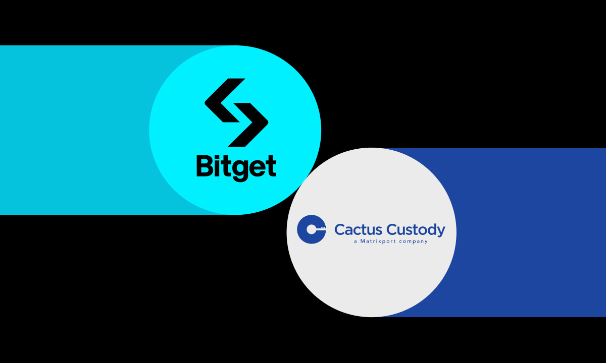 Bitget Announces Partnership with Matrixport's Cactus Custody to Improve Institutional Crypto Asset Security