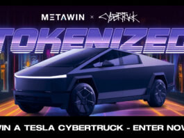 MetaWin Launches Innovative TOKENIZED Tesla Cybertruck Contest on Layer 2 Blockchain, Base
