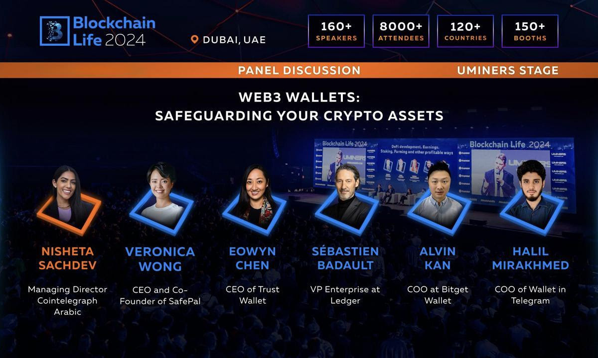 Bitget Wallet's COO Showcases Web3 Wallet Security Strategies at Blockchain Life Dubai
