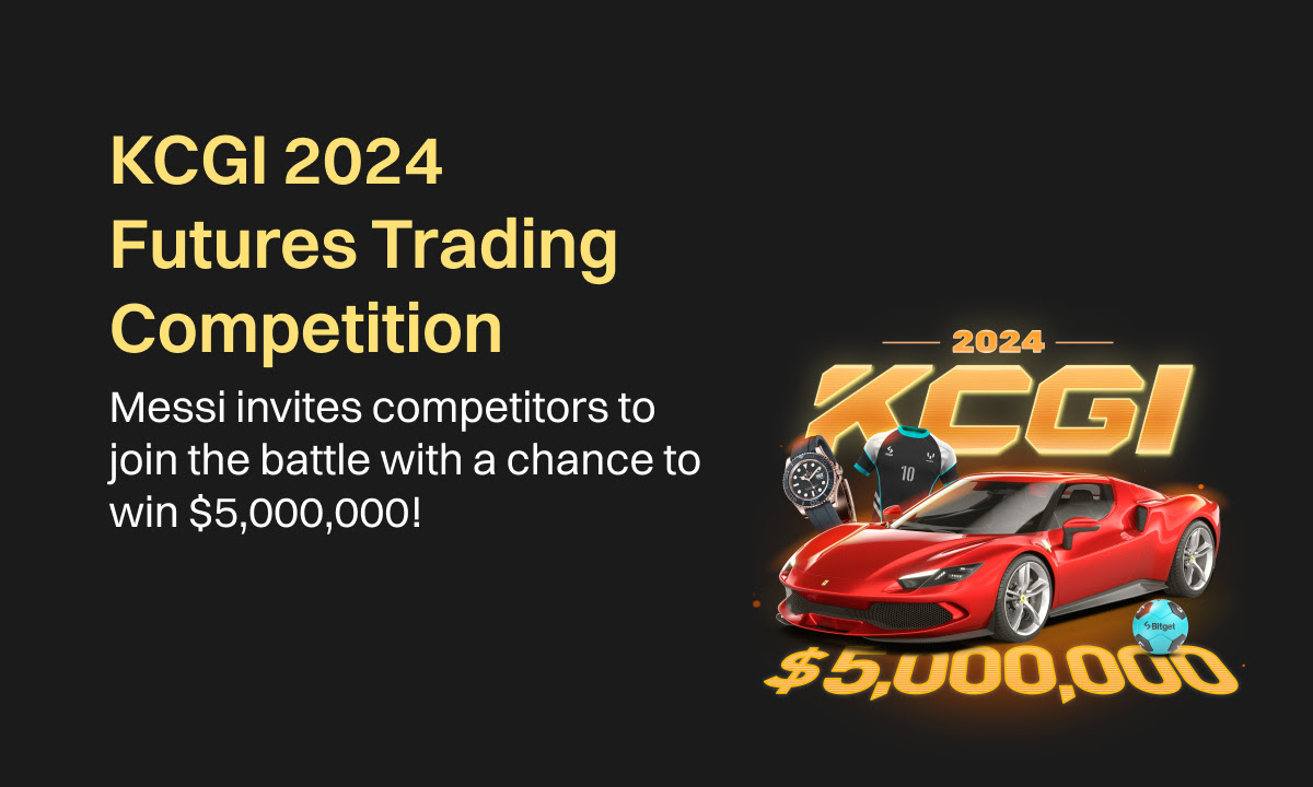 Bitget Ups the Ante with KCGI 2024: Ferrari, Messi Collectibles, and $5 Million USDT Await Crypto Trading Champions