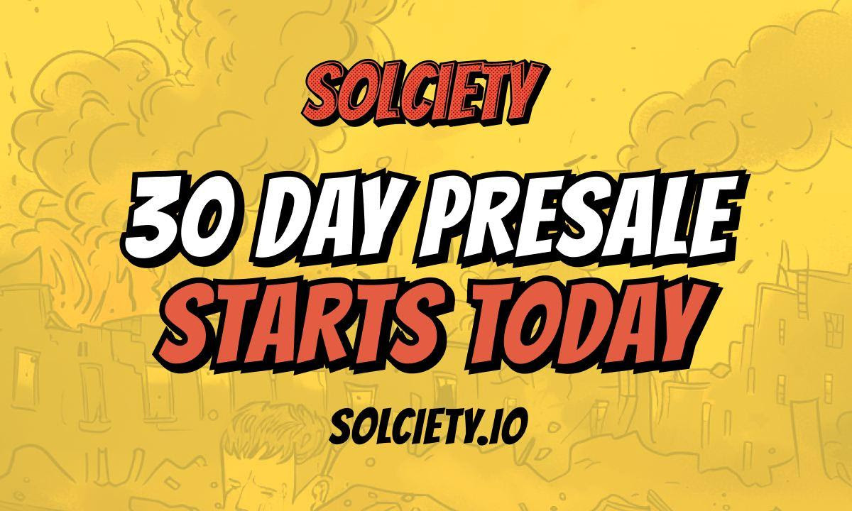 New Solana Meme Coin Solciety Launches 30-Day ICO
