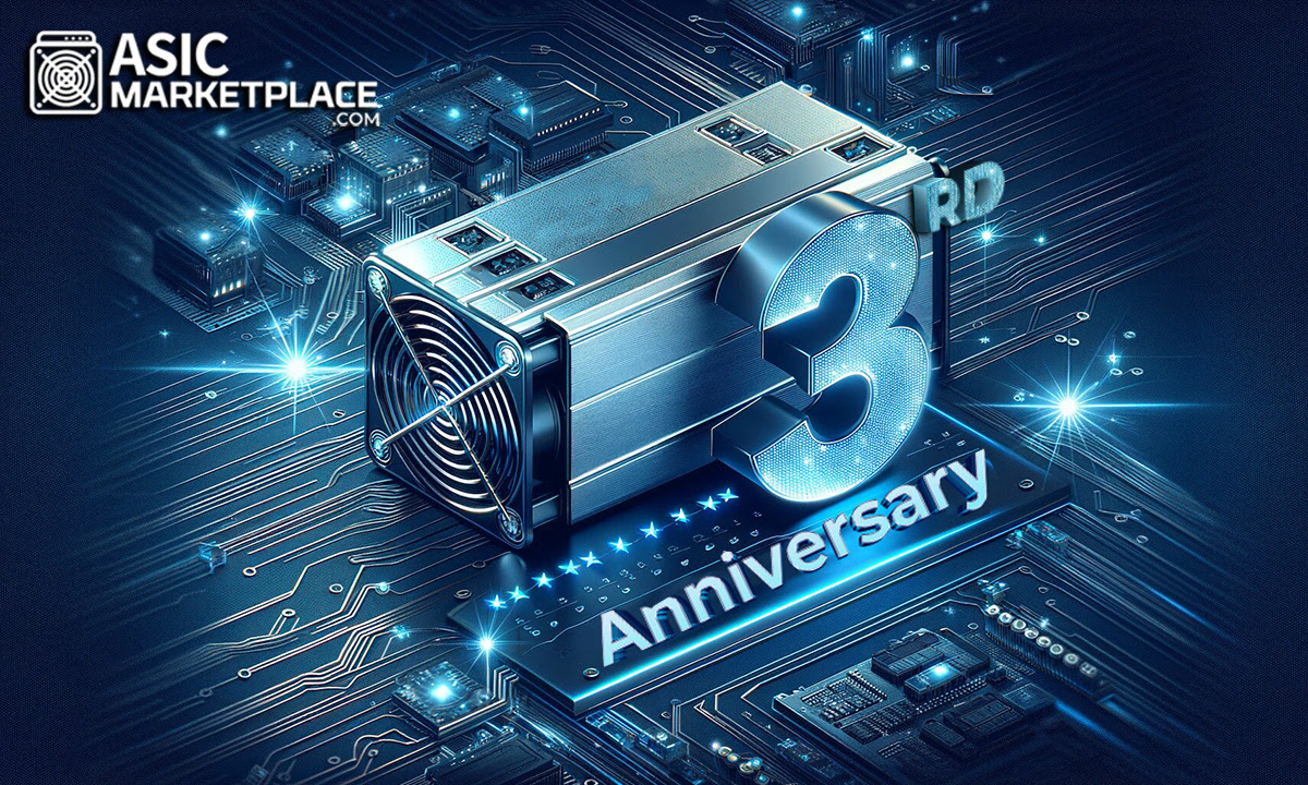 Asic Marketplace Celebrates Three Incredible Years of Success in the Mining Industry