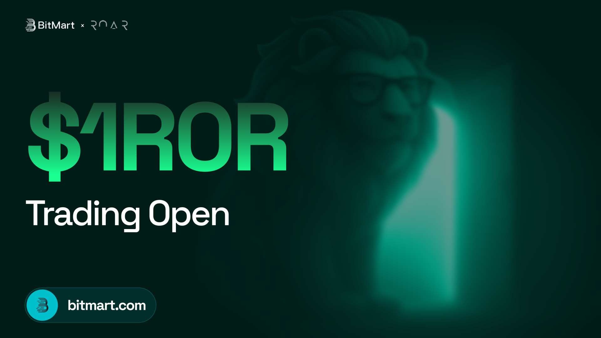 R0AR Announces Listing of $1R0R Token on BitMart